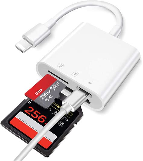 lightning cable smart card reader|lightning adapter sd card reader.